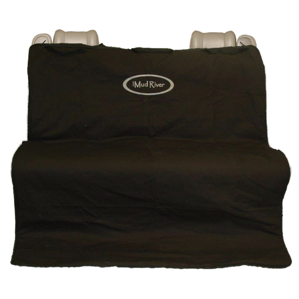 Mud River Two Barrel Utility Mat Bench Seat Cover with Seat Belt Openings
